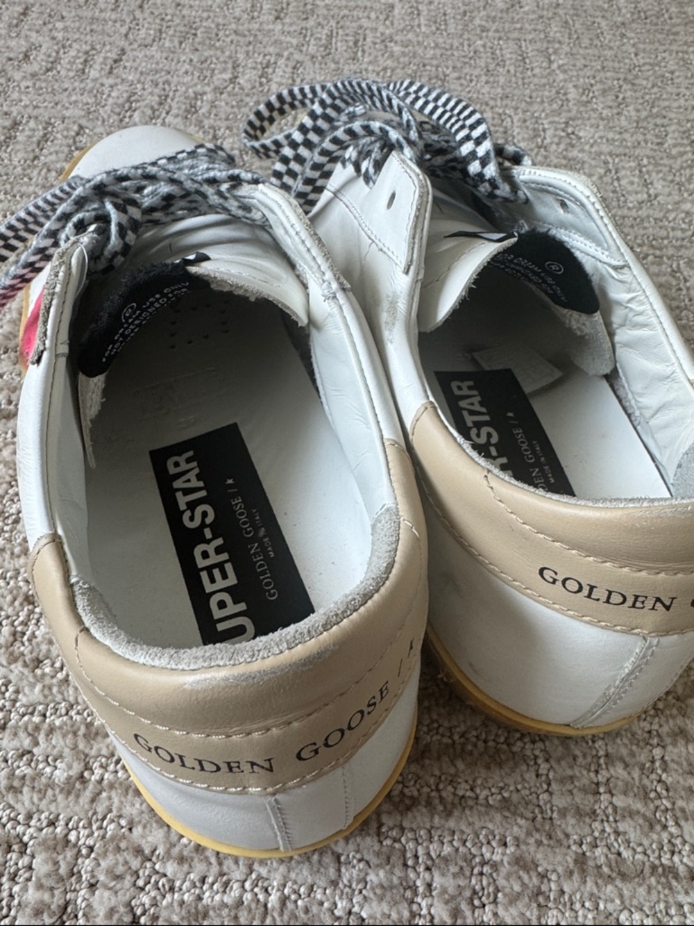Golden Goose super star you are my sunrise pink EUC - Picture 6 of 8